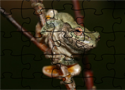 Gray Treefrog Puzzle Game