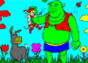 Shrek Create Color Game